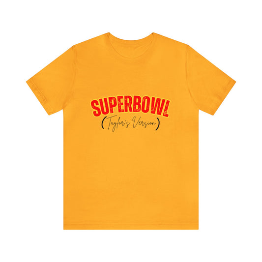 Superbowl - Taylor's Version Unisex Jersey Short Sleeve Tee